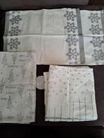 Zilver kleur textiel,4 placemats ,1 loper,1 theedoek, Huis en Inrichting, Keuken | Textiel, Ophalen of Verzenden, Nieuw, Placemat
