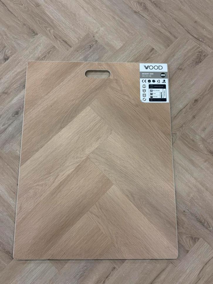 Visgraat PVC Click Vloer | 15 Kleuren | €19,50 p/m², Huis en Inrichting, Stoffering | Vloerbedekking, Nieuw, Vinyl, Wit, Crème