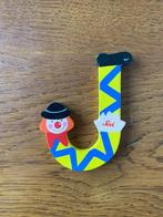 Letter van Hout "J" Merk: "Sevi" 'Clown' Nieuw, Ophalen of Verzenden, Nieuw, Wanddecoratie