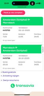 Vliegticket te koop naar Marrakech, Tickets en Kaartjes, Eén persoon, Vliegtuig, Buitenland, Met bestemming of datum