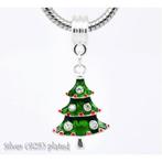 Charmed It - Kerstboom Bedel Hanger Verzilverd Kristal Blank, Overige merken, Verzenden, Nieuw, 1 bedel