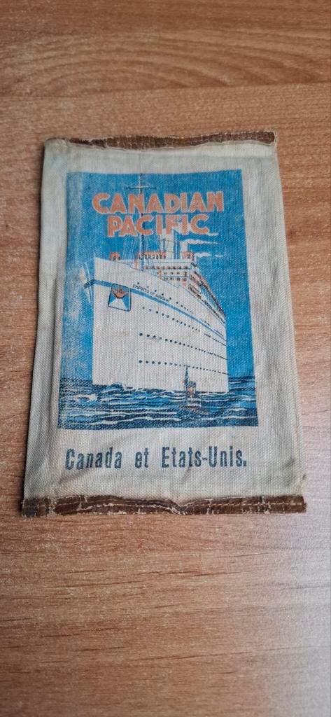 Reisdocumenthouder Canadian Pacific, Verzamelen, Spoorwegen en Tramwegen, Gebruikt, Overige soorten, Tas of Koffer, Ophalen of Verzenden