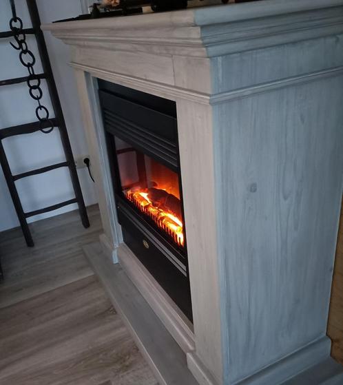Elektrische haard met ombouw, Huis en Inrichting, Haarden, Zo goed als nieuw, Elektrische haard, Ophalen