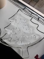 Kerst schaal van Glas in Kerstboomvorm Oliebollen & Taart, Diversen, Ophalen of Verzenden