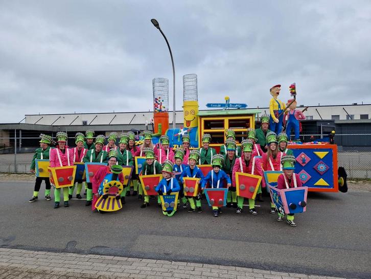 Carnavalskostuums Trein - Grote Loopgroep (28 personen), Kleding | Dames, Carnavalskleding en Feestkleding, Gedragen, Kleding