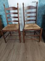 Rieten eetkamer stoelen, Ophalen, Riet of Rotan, Gebruikt, Twee
