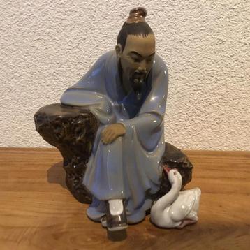 Vintage Shiwan Mudman Chinees Keramiek Beeld Jaren 70 beschikbaar voor biedingen