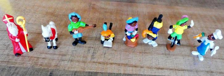 Complete set Sinterklaas en Zwarte Piet poppetjes Blokker., Diversen, Sinterklaas, Zo goed als nieuw, Ophalen of Verzenden