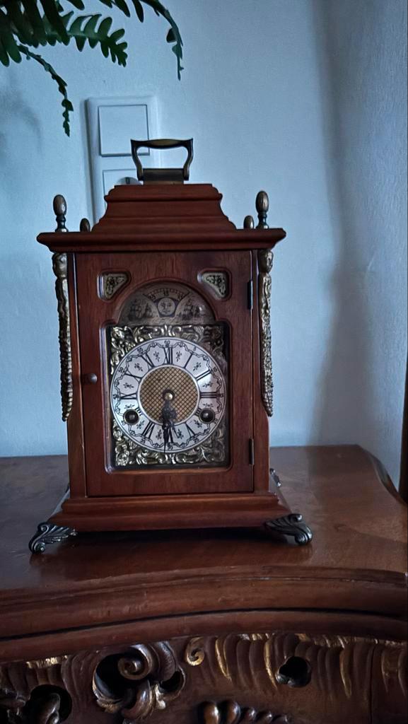 Hermle Tafelklok - Klassiek/zeer mooie slag., Antiek en Kunst, Antiek | Klokken, Ophalen of Verzenden