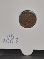 Halve cent 1883 koning Willem III, Postzegels en Munten, Munten | Nederland, Ophalen of Verzenden, Koning Willem III, Overige waardes