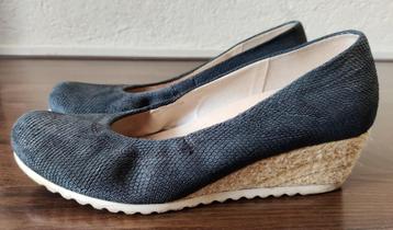 Gabor OptiFit Comfort pumps sleehak blauw maat 8G beschikbaar voor biedingen