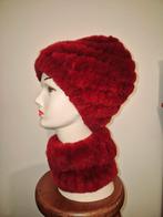 Chinchilla Rex-konijn muts met sjaaltje, Kleding | Dames, Mutsen, Sjaals en Handschoenen, Ophalen of Verzenden, Nieuw, Maat 38/40 (M)