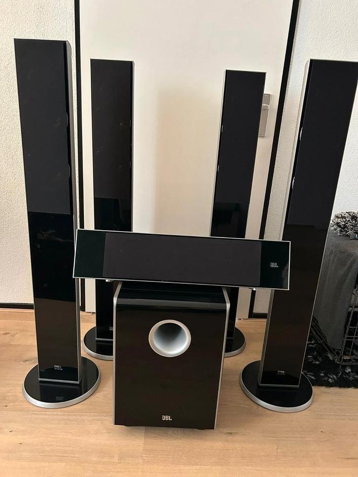 Zware complete JBL set met een krachtig geluid, Audio, Tv en Foto, Luidsprekers, Zo goed als nieuw, 120 watt of meer, JBL, Ophalen