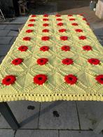 Prachtig vintage gehaakt sprei/ plaid/ picknickkleed, Ophalen of Verzenden, Zo goed als nieuw