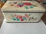 Vintage Beschuitbus de gruyter met Bloemmotief, Ophalen of Verzenden, Gebruikt, Beschuit, Overige merken