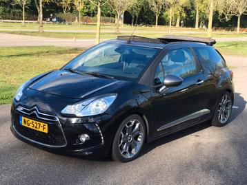 Citroën DS3 1.6 THP Cabrio 2013 Zwart Alle extra's Inruil M beschikbaar voor biedingen
