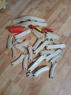 houten treinbaan inclusief trein en aanhangers, Ophalen of Verzenden, Gebruikt, Overige typen