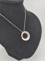 Aparte zilveren ketting 925 41.5cm, Verzenden, Gebruikt, Zilver, Zilver