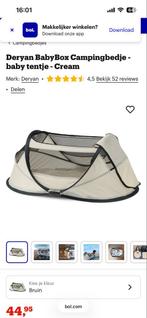 Deryan Pop up Baby Box UV tent. 1x gebruikt, Ophalen of Verzenden, Zo goed als nieuw, Overige typen