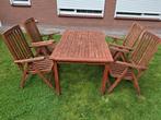 Houten tuinstel, Tuin en Terras, Tuinsets en Loungesets, Ophalen, Gebruikt, Hout, Stoel