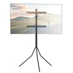 Tripod TV standaard zwart staal, Ophalen, Info@oriqo.com, Oriqo, Houten