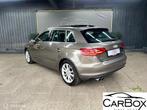 Audi A3 Sportback 1.4 TFSI Pro Line S Panorama S-Tronic, Auto's, Audi, Euro 5, Gebruikt, Zwart, Leder en Stof