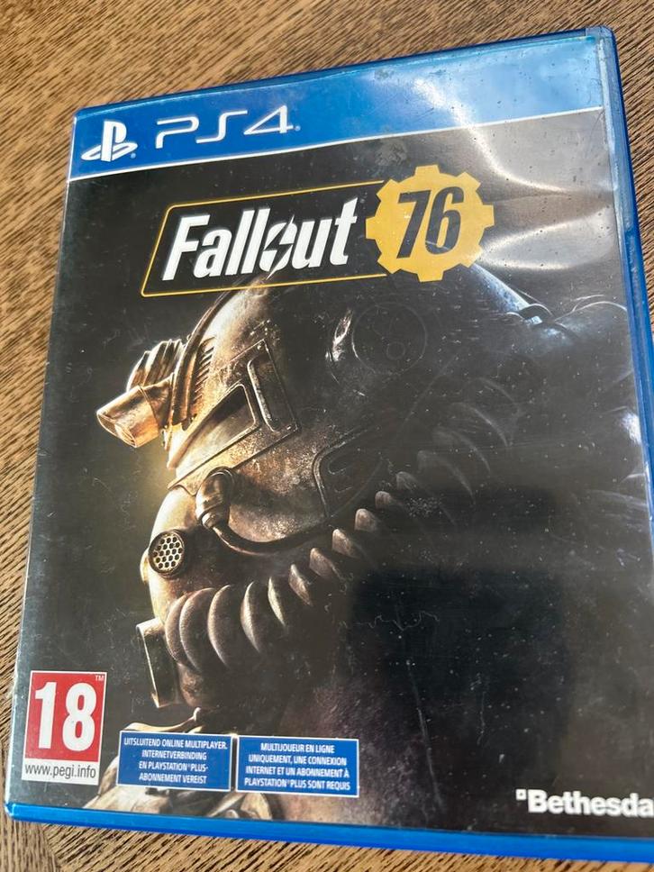 Fallout 76 - PS4, Spelcomputers en Games, Games | Sony PlayStation 4, Gebruikt, Role Playing Game (Rpg), 3 spelers of meer, Vanaf 18 jaar