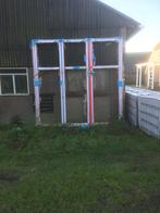 groot aluminium kozijn met vouwdeur 2,86 x 2,84, Doe-het-zelf en Verbouw, Kozijnen en Schuifpuien, Ophalen, Deurkozijn, 225 cm of meer