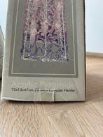 Decoratieve Acryl Piramide Lampen, Ophalen of Verzenden, Zo goed als nieuw, Kunststof, Minder dan 50 cm