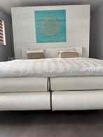 Auping boxspring 2 persoons, Huis en Inrichting, Slaapkamer | Boxsprings, Ophalen, Wit, Tweepersoons, Zo goed als nieuw