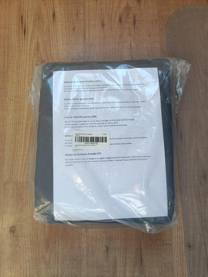 Vervangende Hoes (paviljoendak 3x3 meter), Tuin en Terras, Overige Tuin en Terras, Nieuw, Ophalen