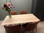 IKEA LISABO tafel 140x78 cm - opgeknapt!, Huis en Inrichting, Ophalen, 100 tot 150 cm, 50 tot 100 cm, Zo goed als nieuw
