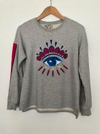 Grijze Kenzo sweater met oog, maat 164 in nieuwstaat, Kinderen en Baby's, Kinderkleding | Maat 164, Meisje, Trui of Vest, Ophalen of Verzenden