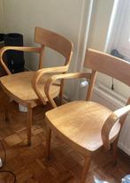 2 houten stoelen, Antiek en Kunst, Ophalen