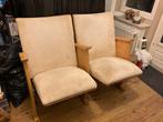 Vintage bioscoopstoelen, Huis en Inrichting, Stoelen, Ophalen, Twee