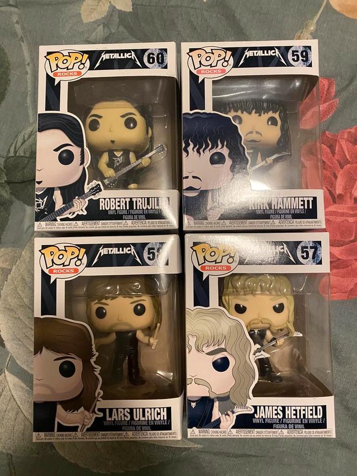 Metallica Funko Pop Set Nieuw, Verzamelen, Poppetjes en Figuurtjes, Zo goed als nieuw, Ophalen of Verzenden