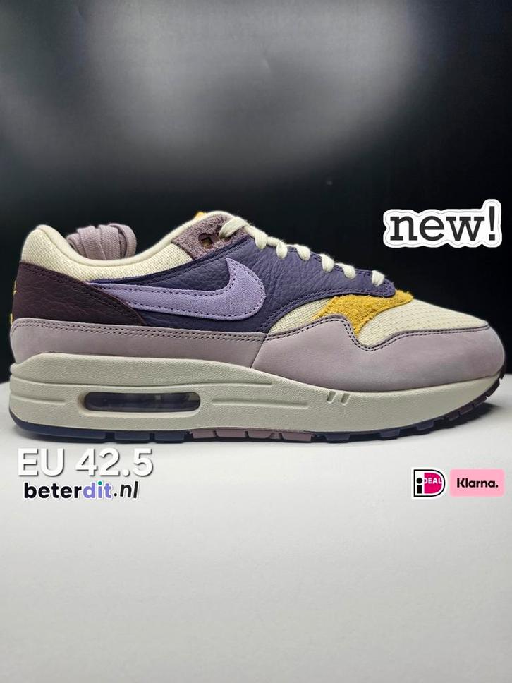 Nike Air Max 1 '87 'Hydrangeas'
Maat: 42.5, Kleding | Dames, Schoenen, Nieuw, Sneakers of Gympen, Ophalen of Verzenden