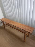Oud houten bankje/wandtafel, Ophalen, Zo goed als nieuw, 150 tot 200 cm, 25 tot 50 cm