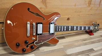 D'angelico Deluxe Mini DC Limited Edition Rust