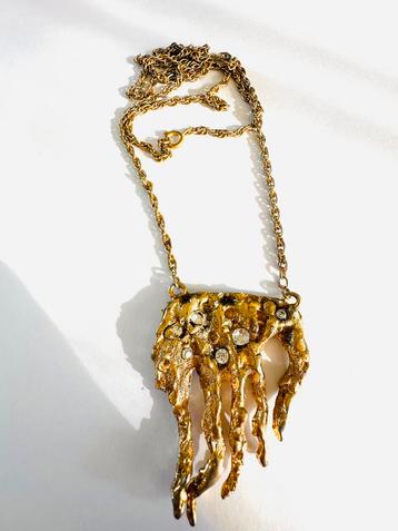 Vintage Brutalist ketting/hanger van Depose beschikbaar voor biedingen