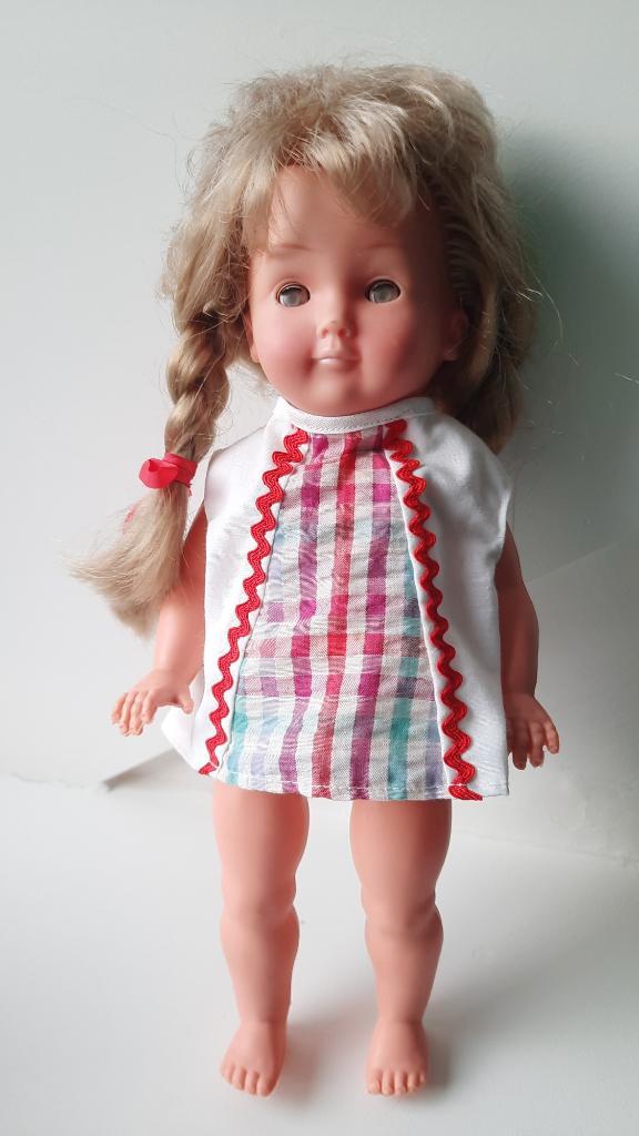 Wildebras pop 30 cm, Verzamelen, Poppen, Zo goed als nieuw, Pop, Ophalen of Verzenden