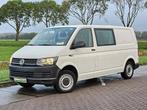 Volkswagen Transporter 2.0 TDI L2H1 DC ac EURO6 1ste eigenaa, Auto's, Bestelauto's, Voorwielaandrijving, Stof, Gebruikt, Euro 6