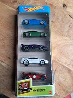 Hot Wheels HW Exotics 5 pack Bugatti Aston Martin Lotus, Ophalen of Verzenden, Zo goed als nieuw, Auto