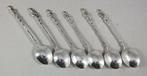 6 korte apostel theelepels antiek 835 zilver, Antiek en Kunst, Ophalen of Verzenden, Zilver