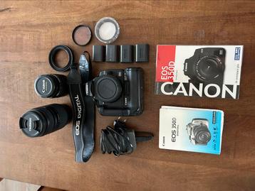 Zeer complete set Canon 350d beschikbaar voor biedingen