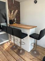 Bar met barstoelen, Huis en Inrichting, Barren, Ophalen, Gebruikt