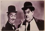 Laurel and Hardy horizontaal reclamebord van metaal wandbord