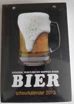 Bier scheurkalender 2013, Ophalen of Verzenden, Zo goed als nieuw, Glas of Glazen, Overige merken