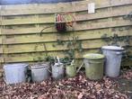 Zinken vuilnisbakken, gieter en kuipen, Tuin en Terras, Ophalen, Gebruikt, Overige materialen