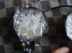 Oldtimer 2 rode 9 leds lampen 60 watt en 12 of 24 volt, Auto-onderdelen, Verlichting, Ophalen of Verzenden, Nieuw